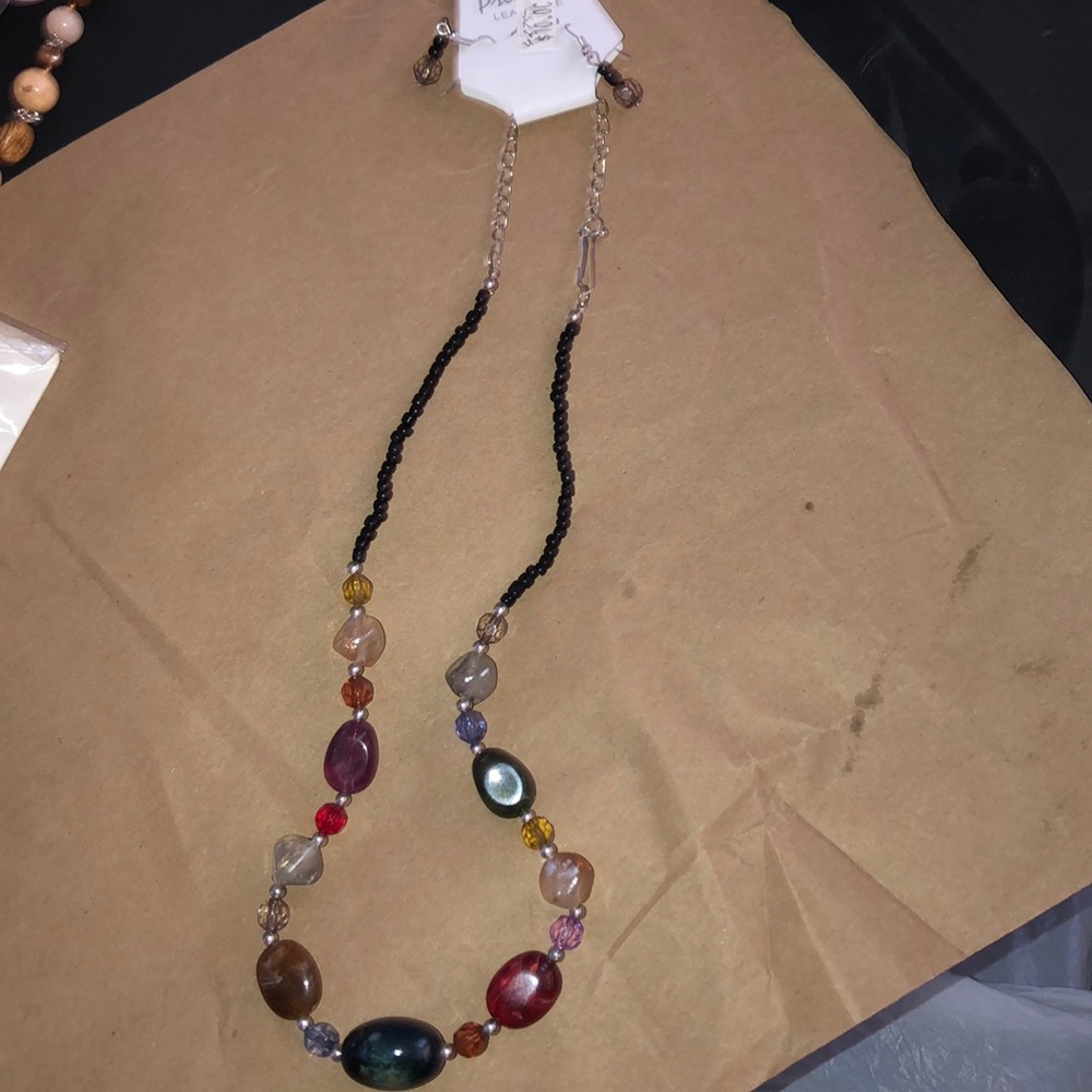 Necklace and earrings set